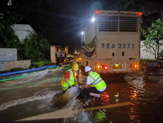 聞“汛”而動！水務環境集團以“汛”為令筑牢民生安全保障防線